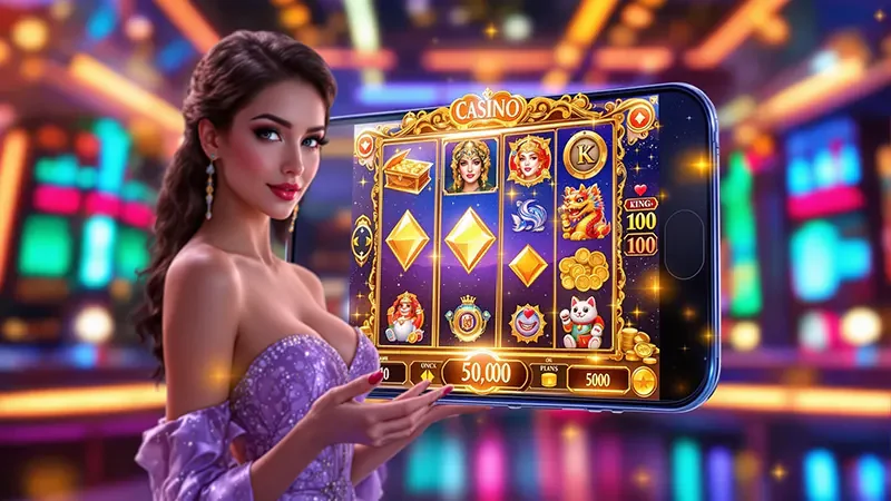 หน้าจอเกมสีสันสดใสสำหรับพื้นที่รางวัล p62